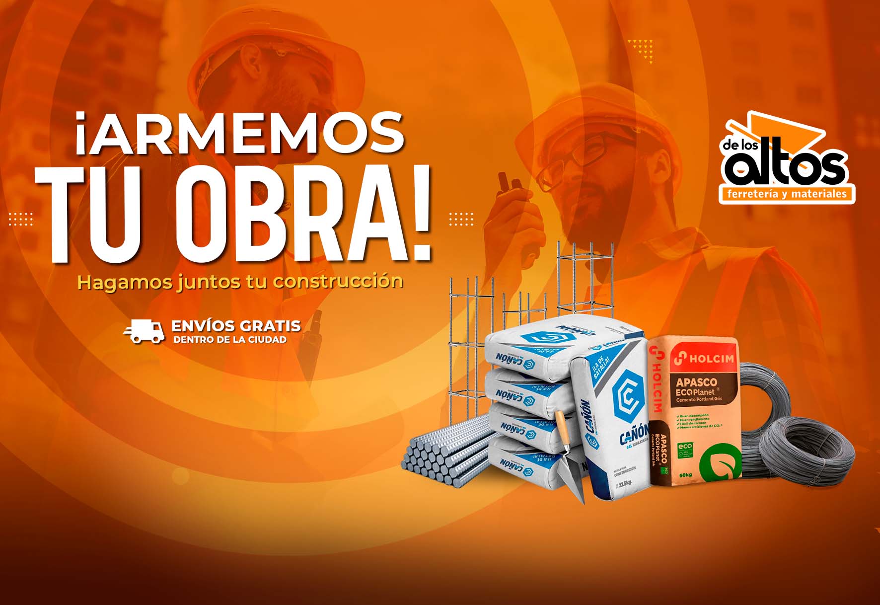 Te cotizamos productos de ferreteria y materiales para la construcción